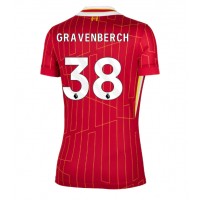 Maglia Calcio Liverpool Ryan Gravenberch #38 Prima Divisa Donna 2024-25 Manica Corta